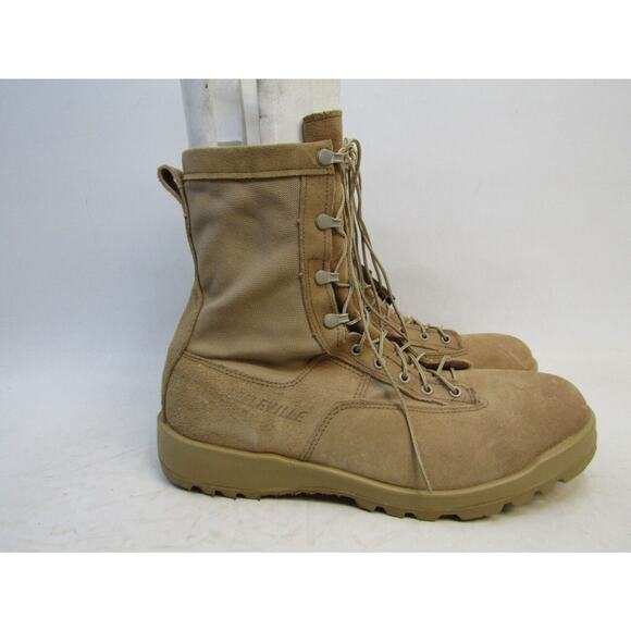 EUC Belleville Mens Sz 13.5 R Tan Suede Gore-Tex Combat Tactical Military Boots main image 9